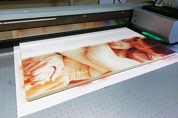 Печать на листовых материалах - фото работ